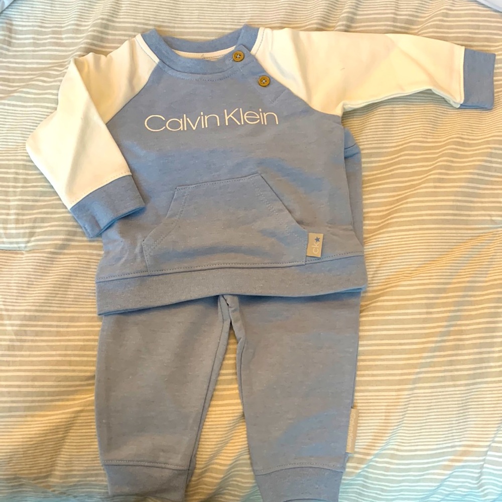 NWT Calvin Klein 3/6 month set